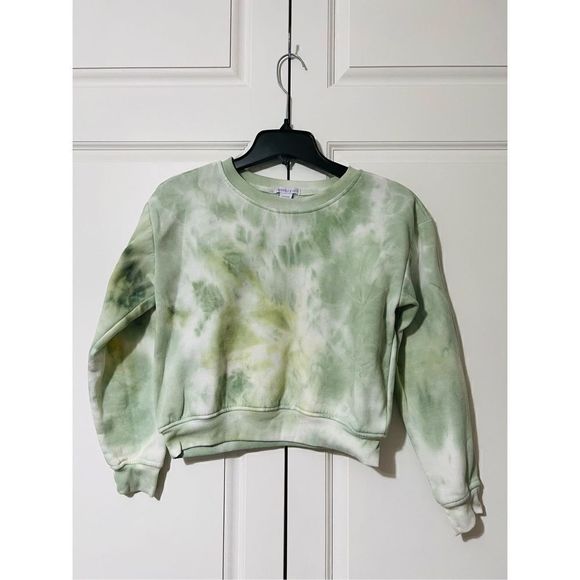 Sparkle‎ & Fly Girls Tie-Dye Crop Top - Picture 1 of 5